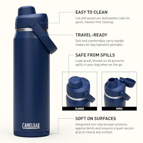 CamelBak Thrive Chug Insulated Stainless Steel Water Bottle Sky Blue, 32oz