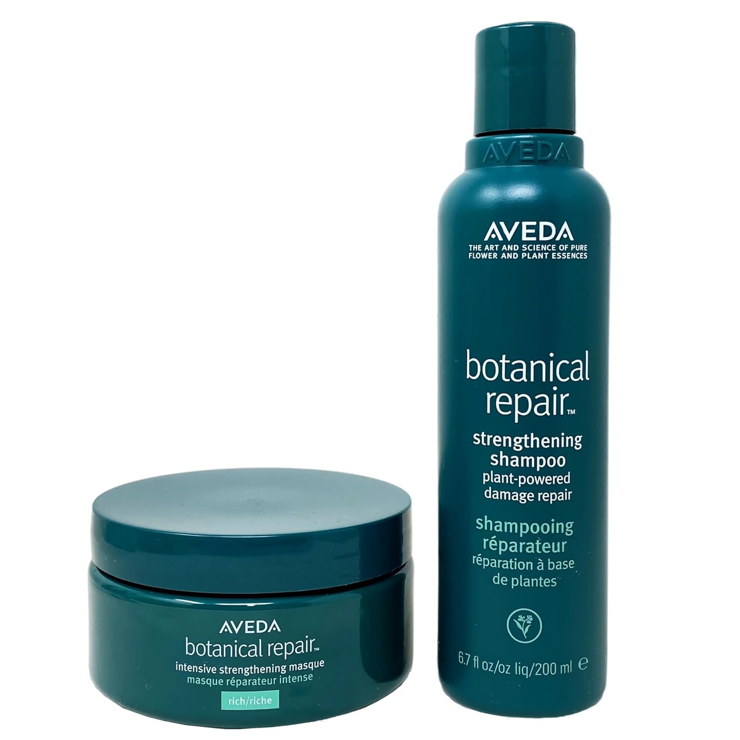 Aveda Travelers' Exclusive Plant-Powered Strength & Bond-Building Strengthening Shampoo and Strengthening Masque Hair Care Set