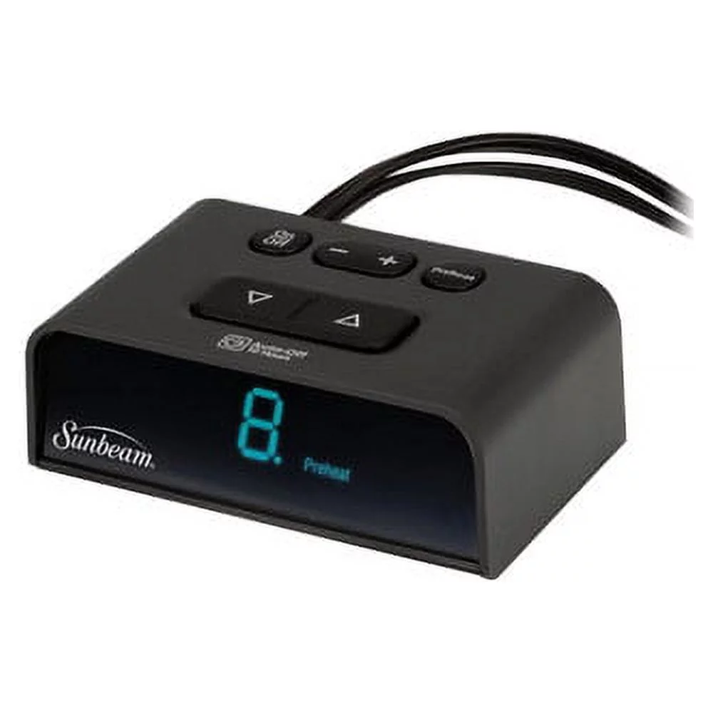 Sunbeam White Heated Mattress Pad, Full