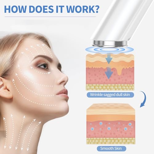 Texet Skin Tightening Device 6-in-1 Microcurrent Facial Device Face Massager, Firming,Lifting, Toning, Wrinkle