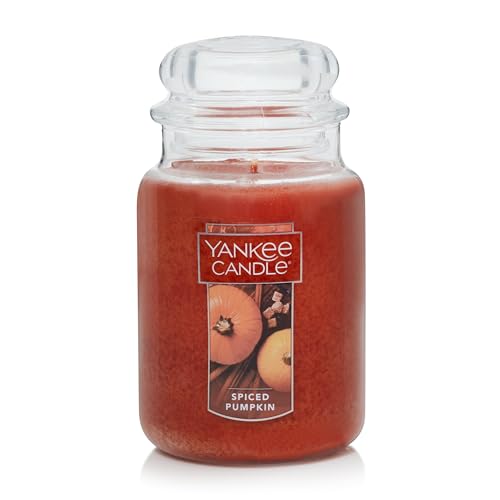 Yankee Candle Sugared Cinnamon Apple, Scented Candle, 22oz Large Jar with up to 150 Hour Burn Time, Giftable