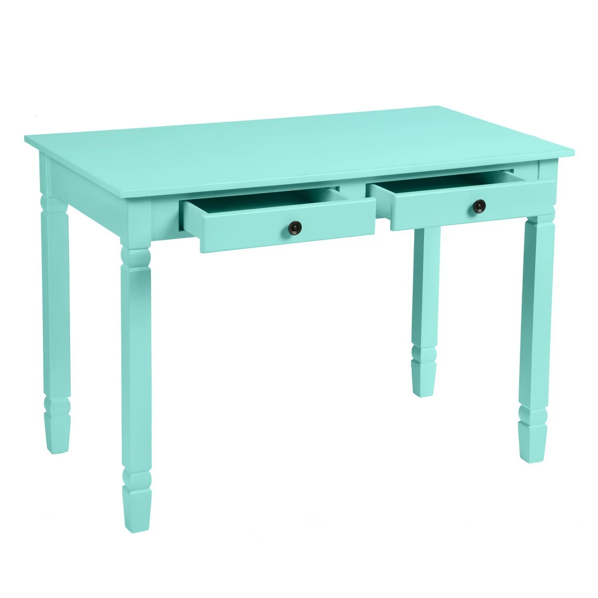 43.3'' Computer Board Desk with 2 Drawers - mint