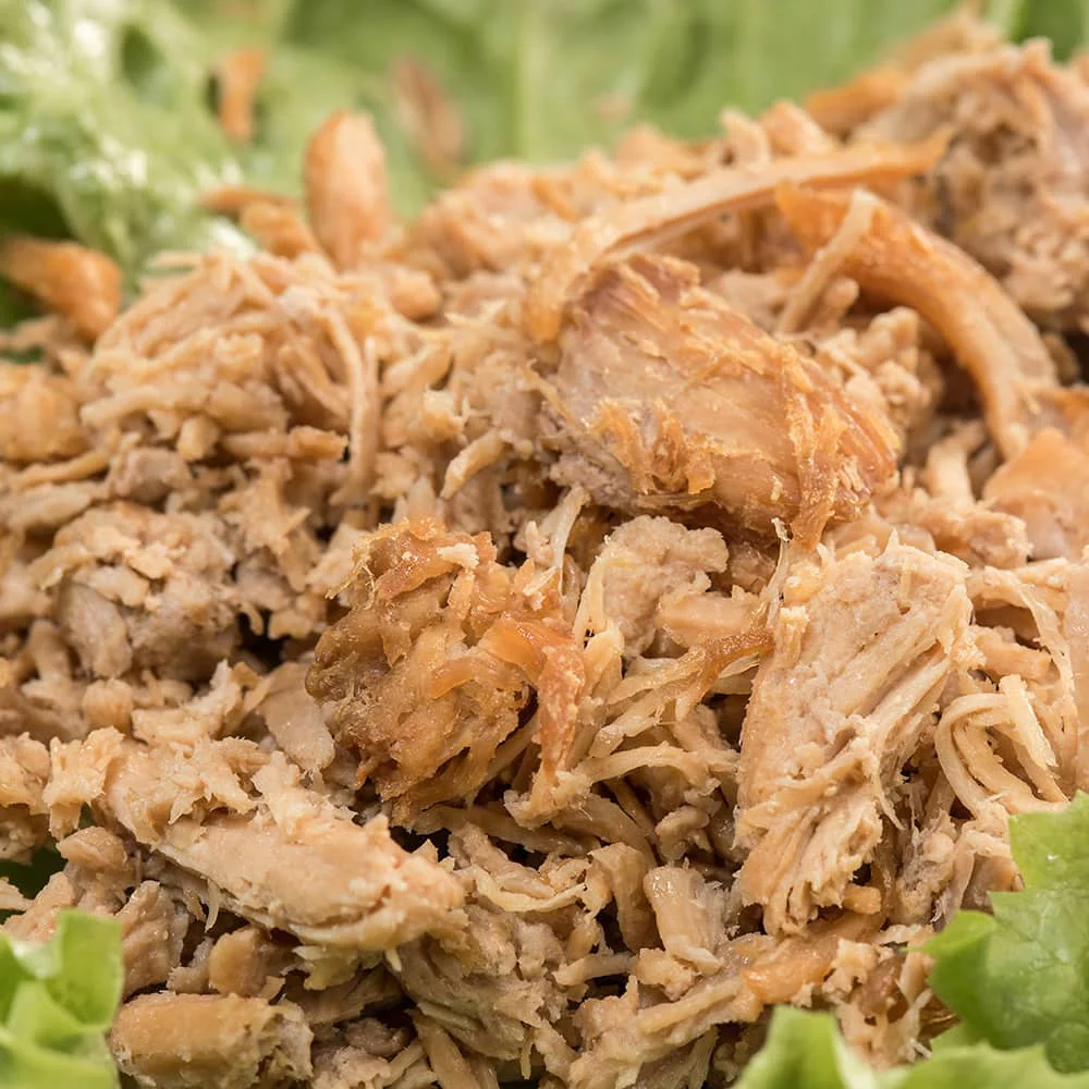 Lehman's Canned Pre-Cooked Pork Meat Heat Serve USA Made Long Shelf Life 28 Oz