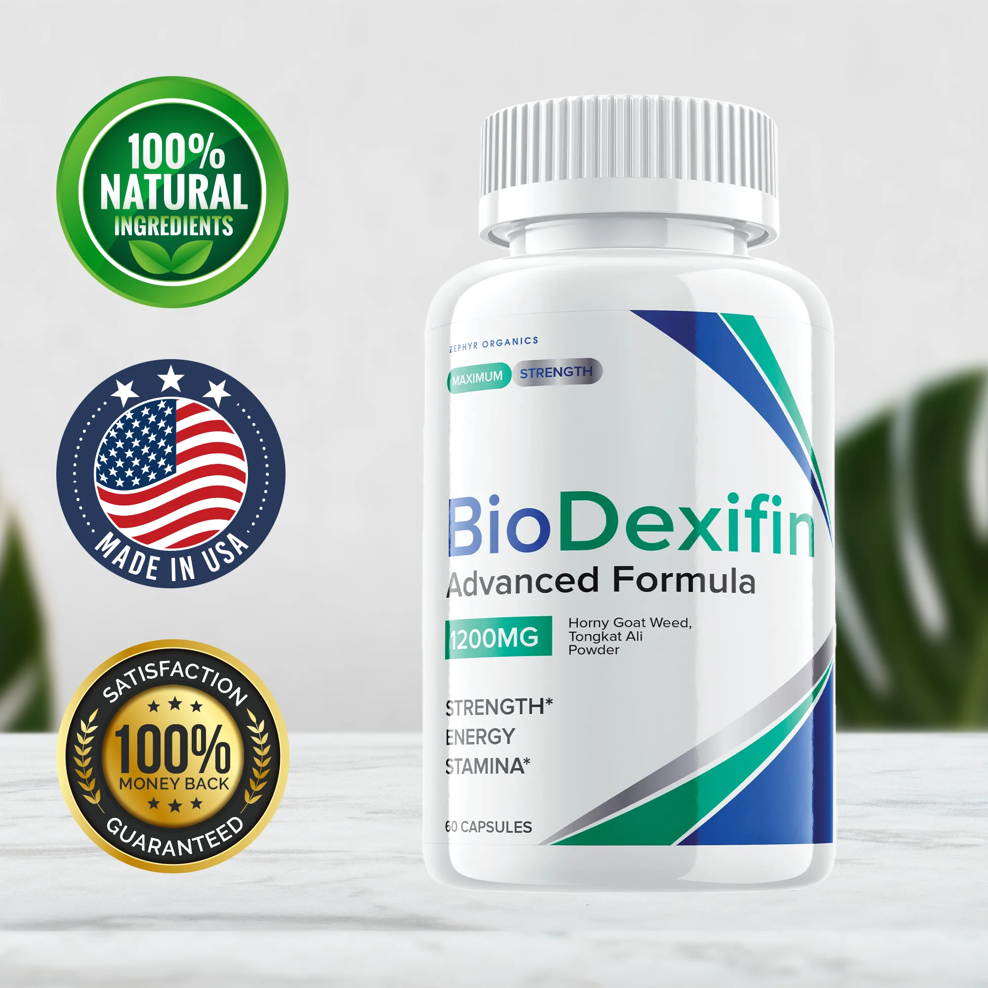 Biodexifin Pills Men Bio Dexifin Pastillas (60 Capsules)