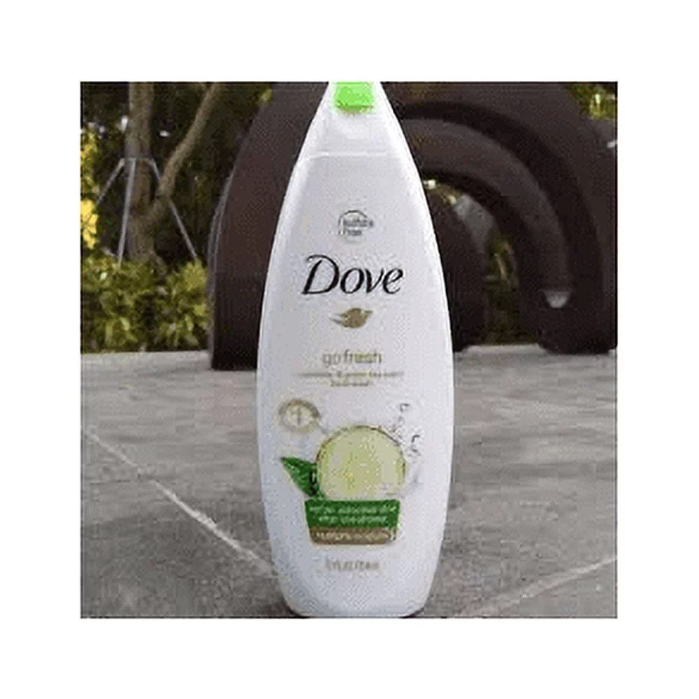 2 Pack Dove Go Fresh Cool Moisture Cucumber & Green Tea Scent Body Wash 12 Oz Ea