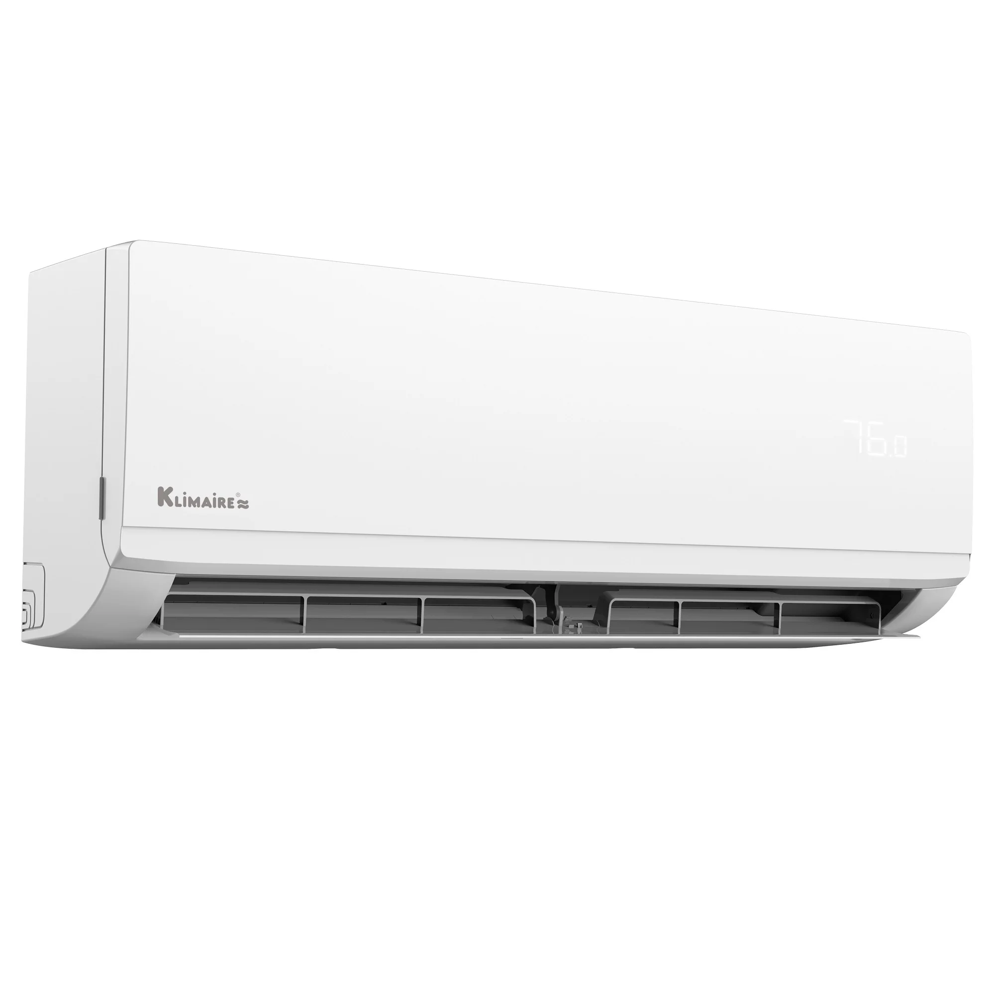 Klimaire HyperHeat 9000 BTU 26.4 SEER2 Ductless Mini-Split Inverter Heat Pump Air Conditioner