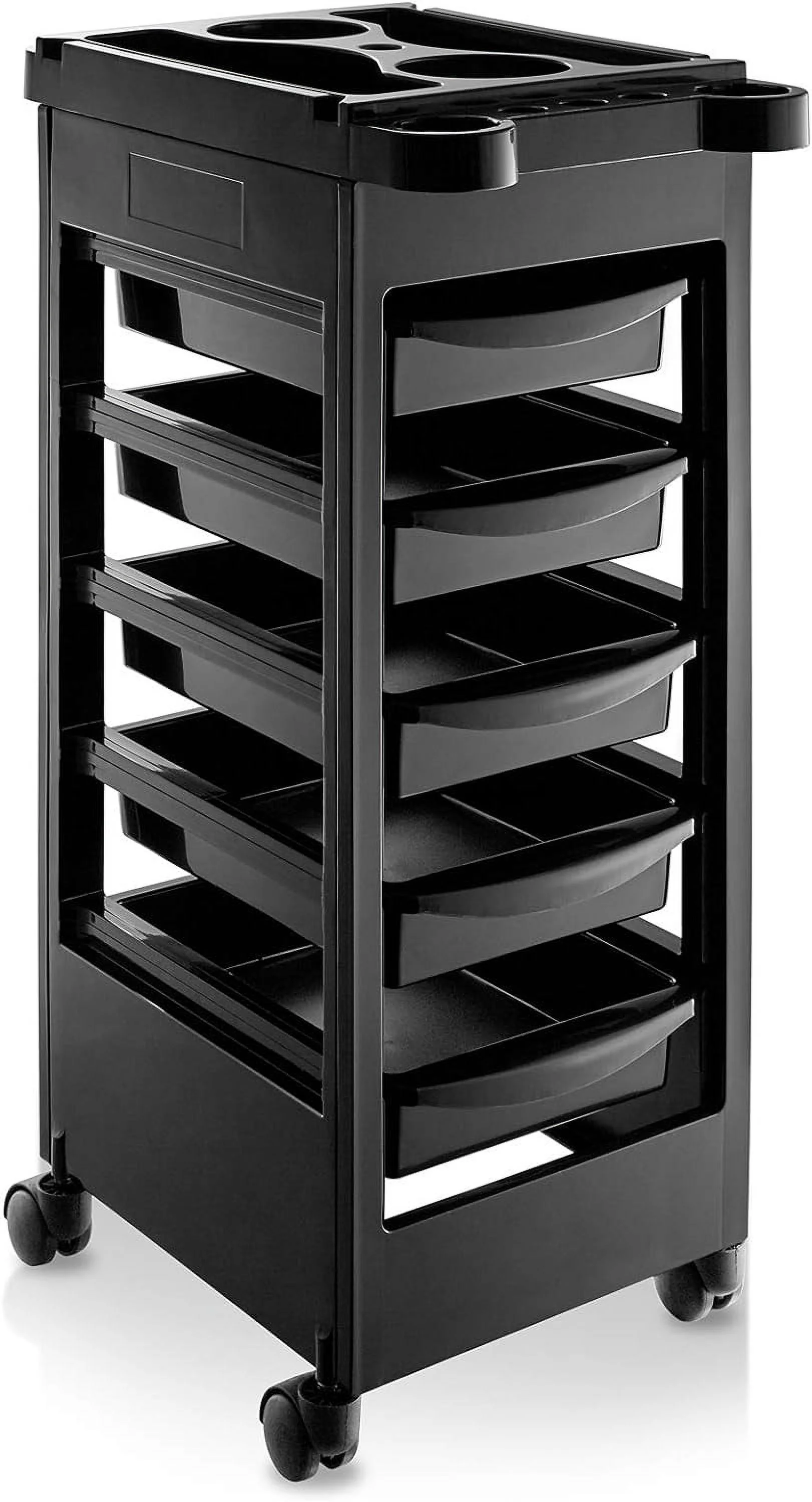 Beauty Salon Rolling Trolley Cart With 5 Drawers