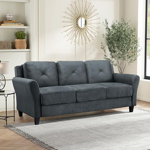 Lifestyle Solutions Harrington Loveseat, Black