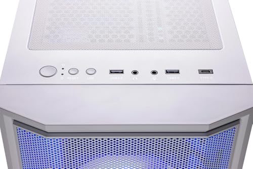 Skytech Archangel Gaming PC Desktop, Intel i5 13400F 2.5 GHz (4.6GHz Turbo Boost), NVIDIA RTX 4060 8GB GDDR6, 2TB SSD, 32GB DDR5 RAM 5200 RGB, 650W Gold PSU, Wi-Fi, Win 11 Home