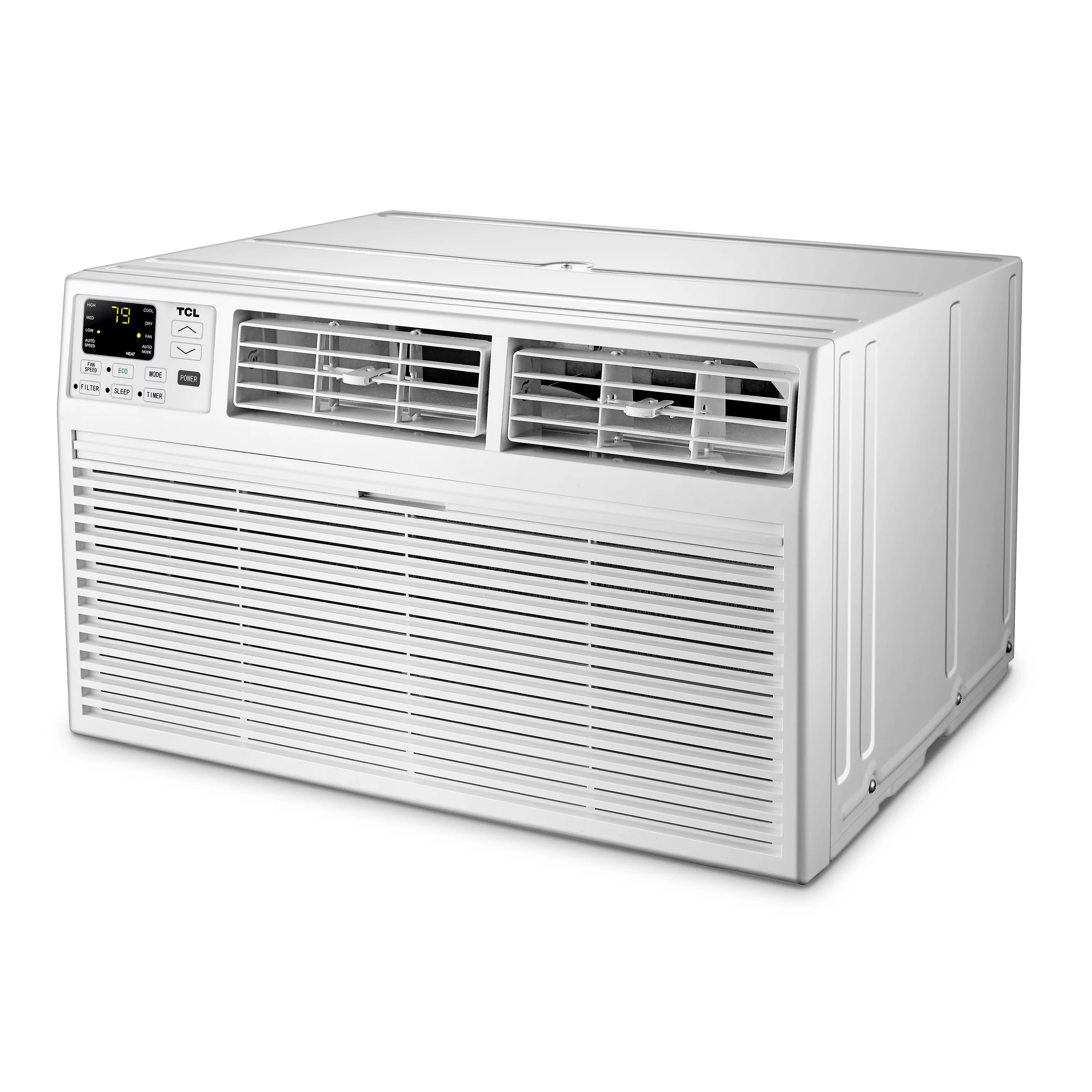 TCL Smart 12,000 BTU Through-the-Wall Air Conditioner, 115V, E-Star, Remote Included, White, W12T9E1-A