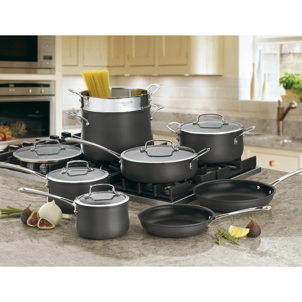Cuisinart 64-13 Contour Hard Anodized 13-Piece Cookware Set