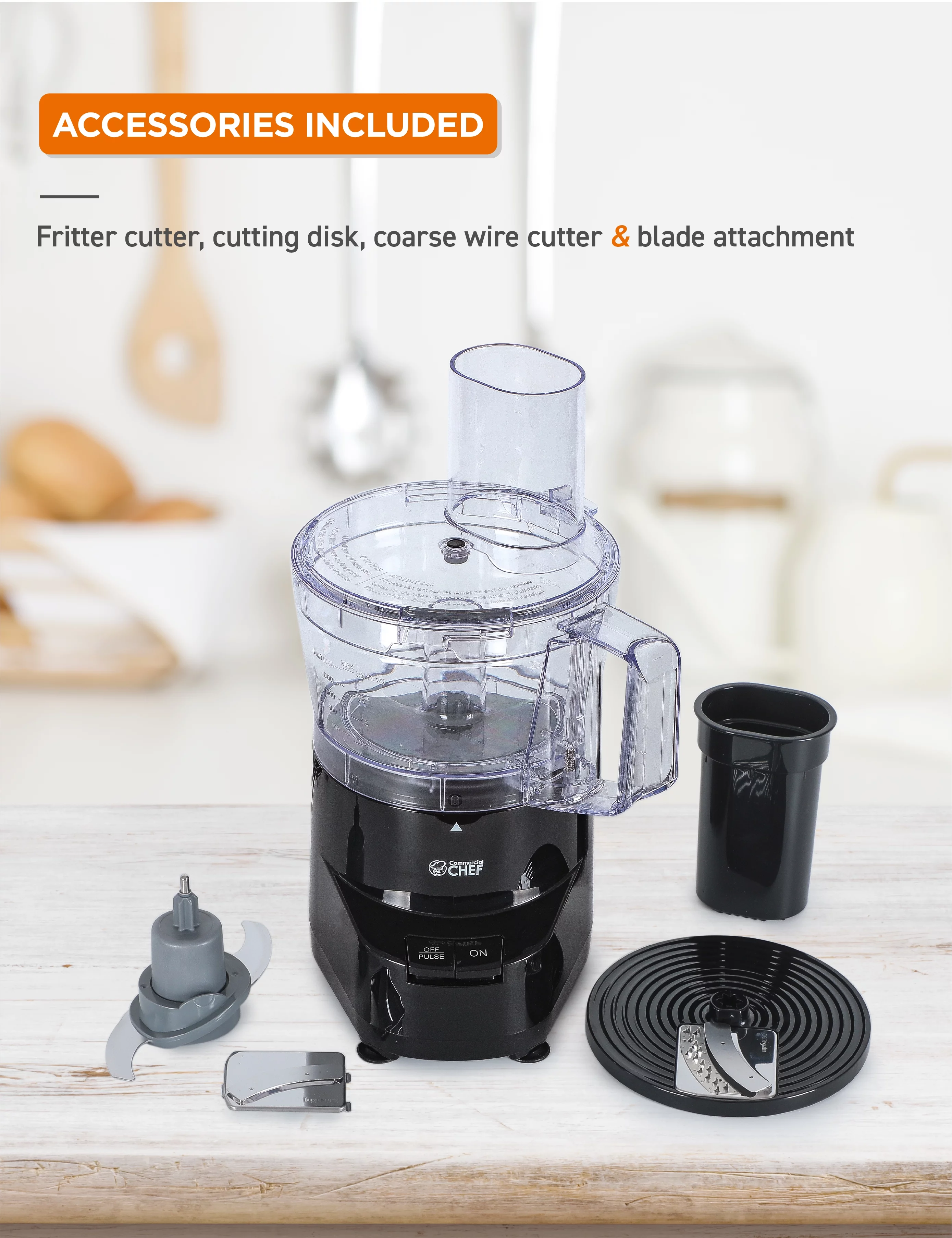 Commercial Chef CHFP4MB Food Processor