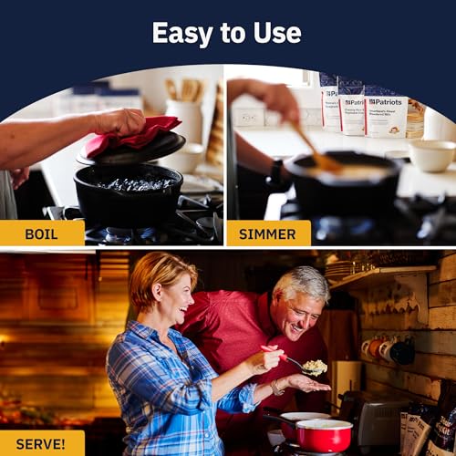 4Patriots 2-Week Survival Food Kit: Emergency Food Supply Designed to Last 25 Years, 84 Servings