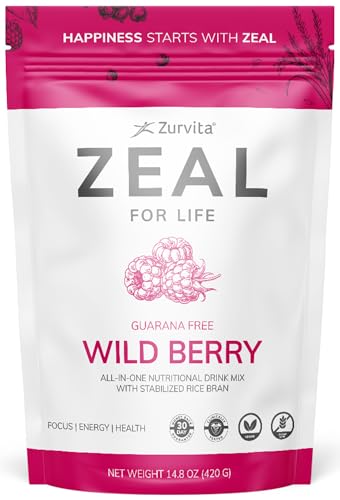 Zurvita Zeal for Life 30-Day Wellness Canister, 420 Grams, Wild Berry