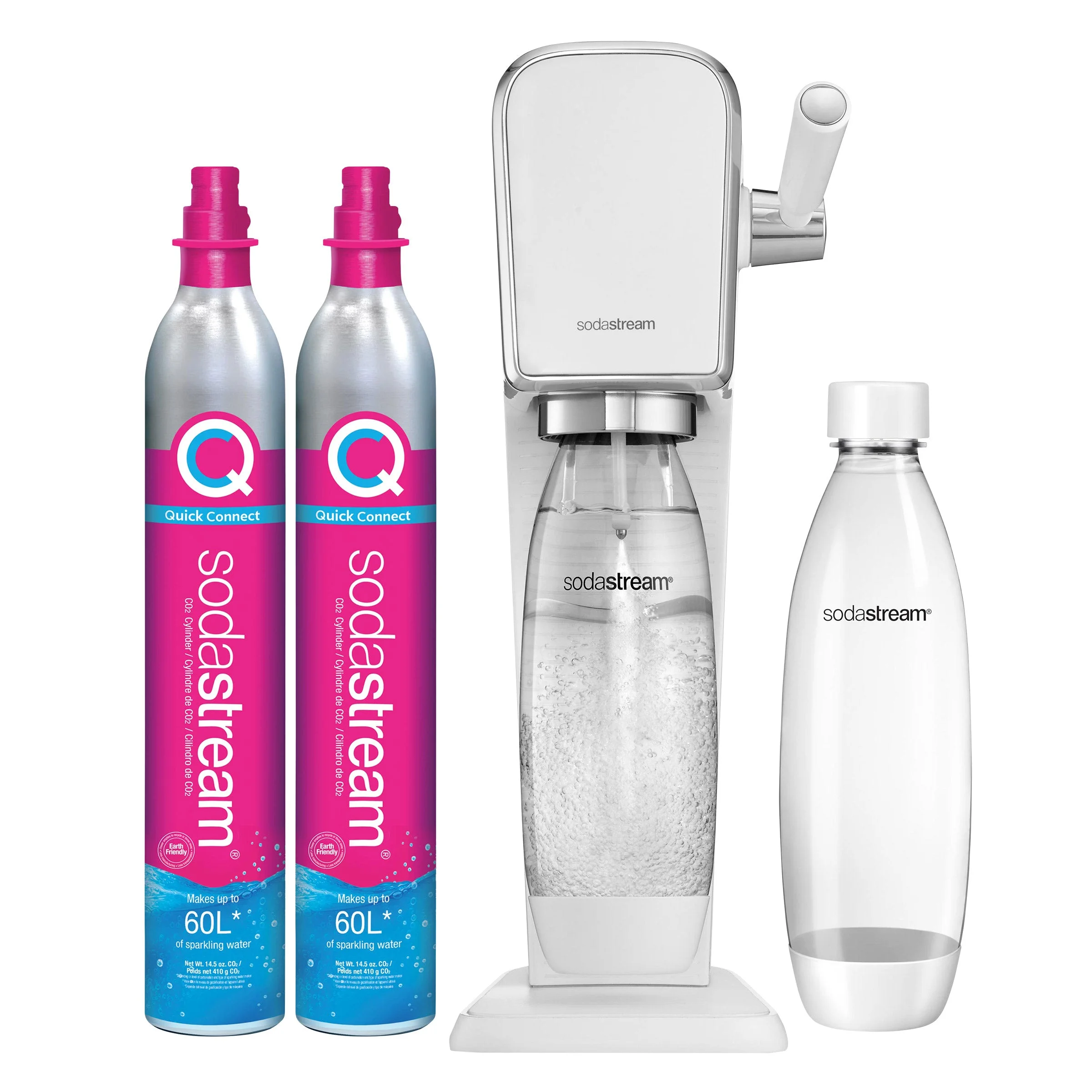 Sodastream Art Sparkling Water Maker Complete Quality Control Bundle