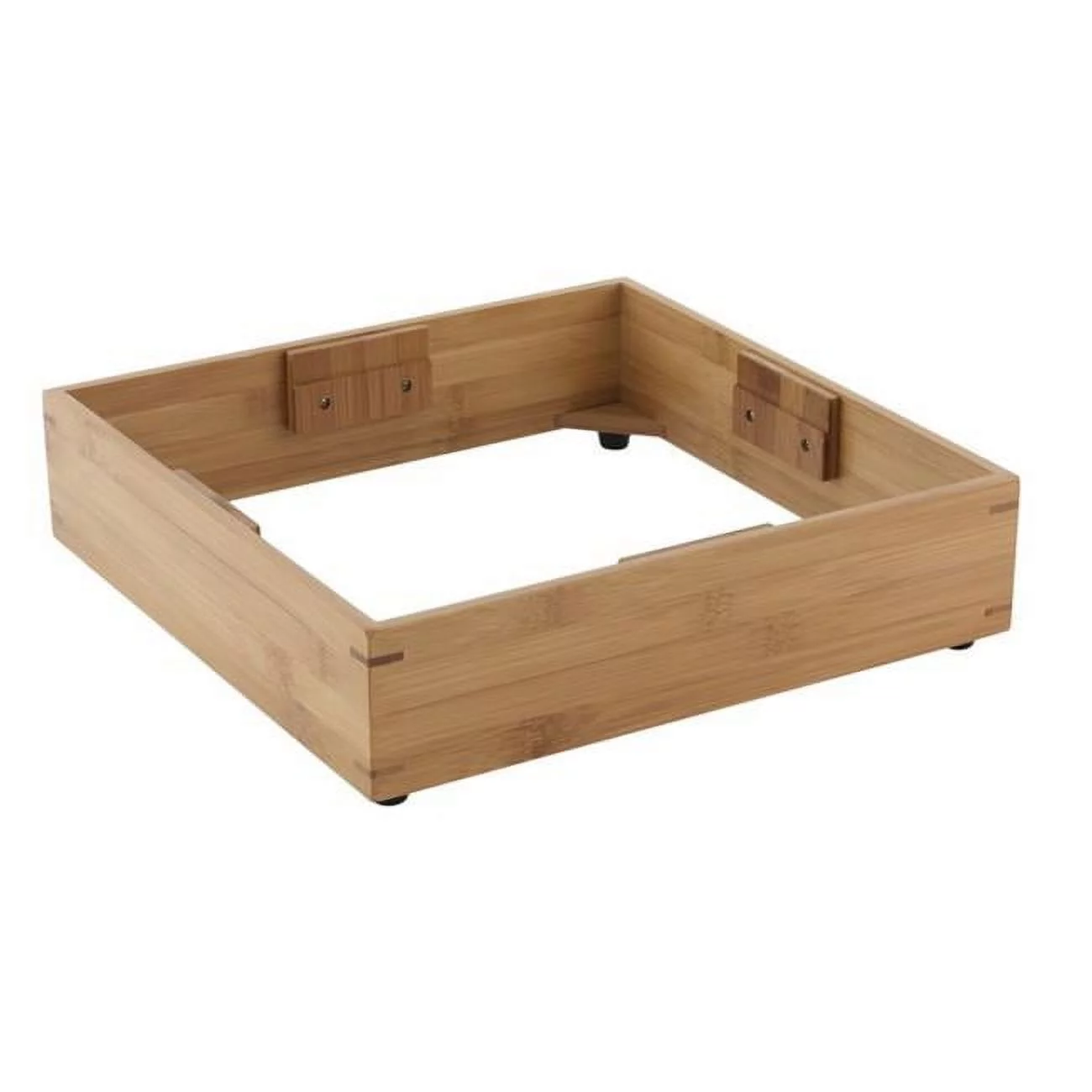 Bon Chef 12086BOX 11.87 x 11.87 x 2.75 in. Induction Range Bamboo Holder