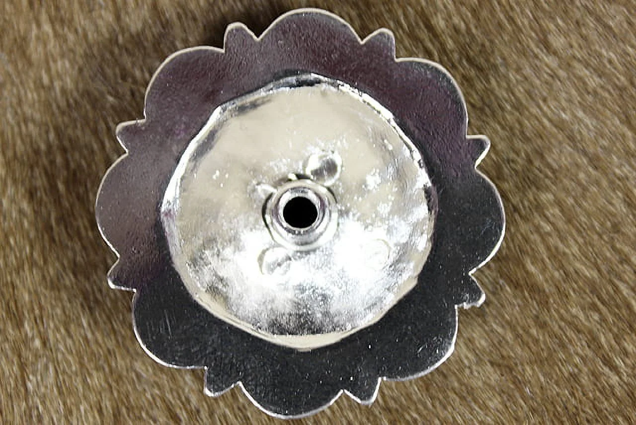 10HS 8 Hilason Western Berry Conchos Glass Rhinestones Bling 1.5