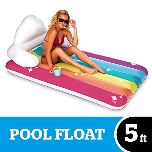 BigMouth Inc. Pool Float, Large Lounge Raft, Durable Vinyl Floatie, Summer Pool Party Water Toy