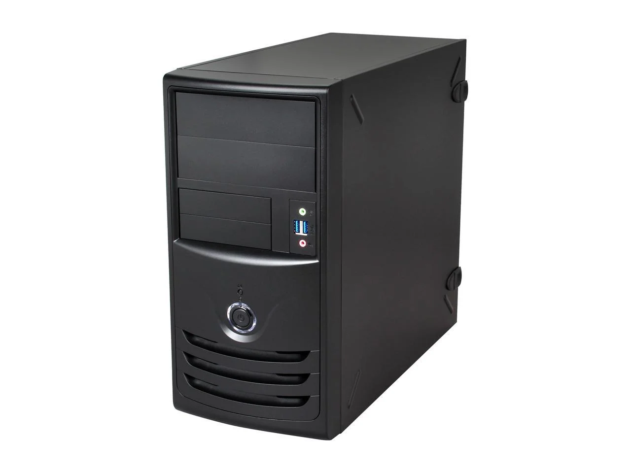 IN WIN Z589T.CH350TB3 Black SECC Micro ATX Mini Tower Computer Case 350W Power Supply