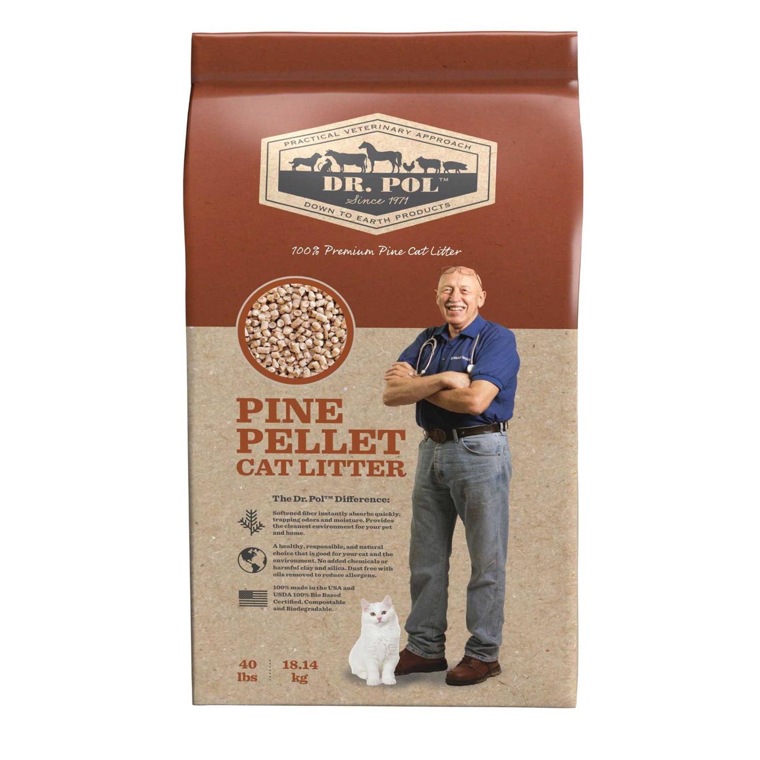 Dr. Pol Pine Pellet Cat Litter - Pet Supplies online store
