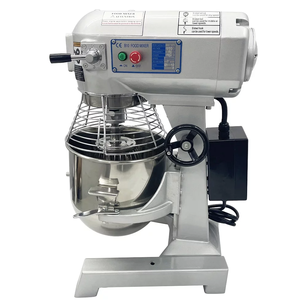 PreAsion Commercial Electric Dough Food Mixer NEW 3 Speed 450w 10L Gear Driven Bakery Blender