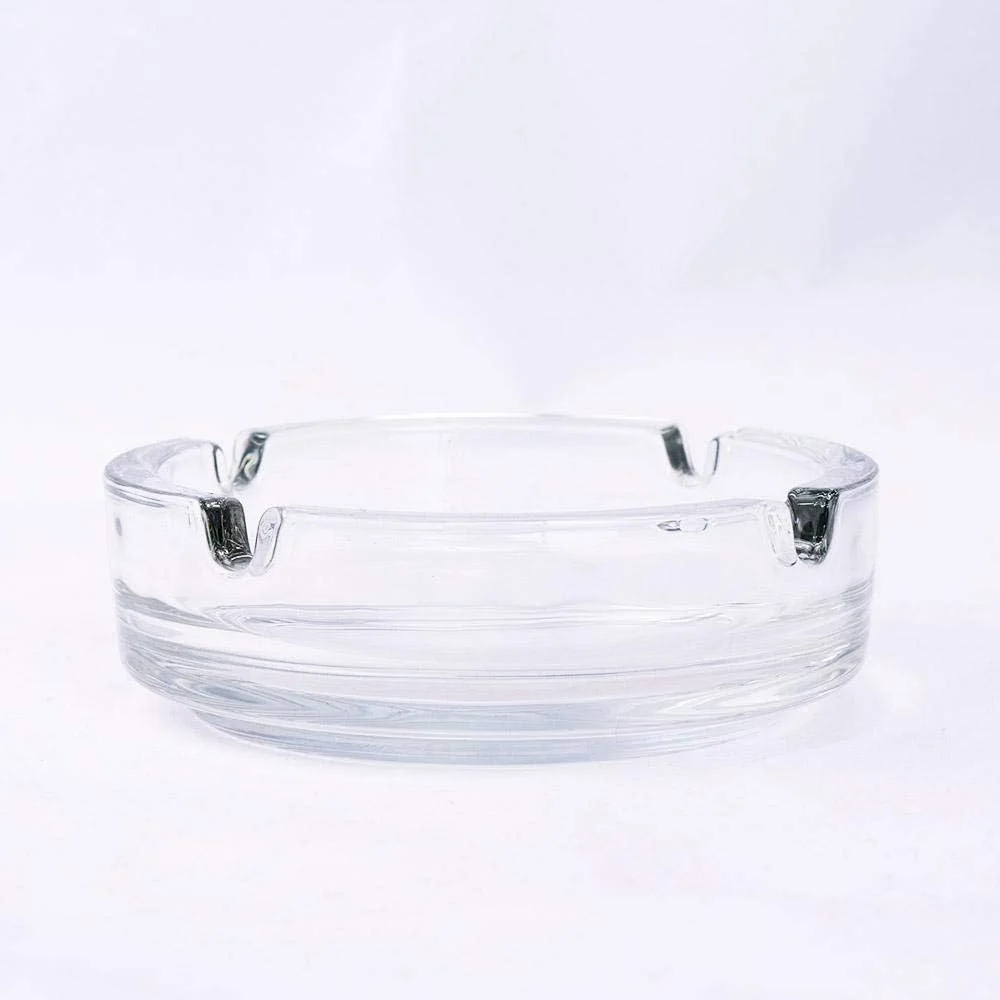 Saiva And Indica Round Glass Ashray 4.25