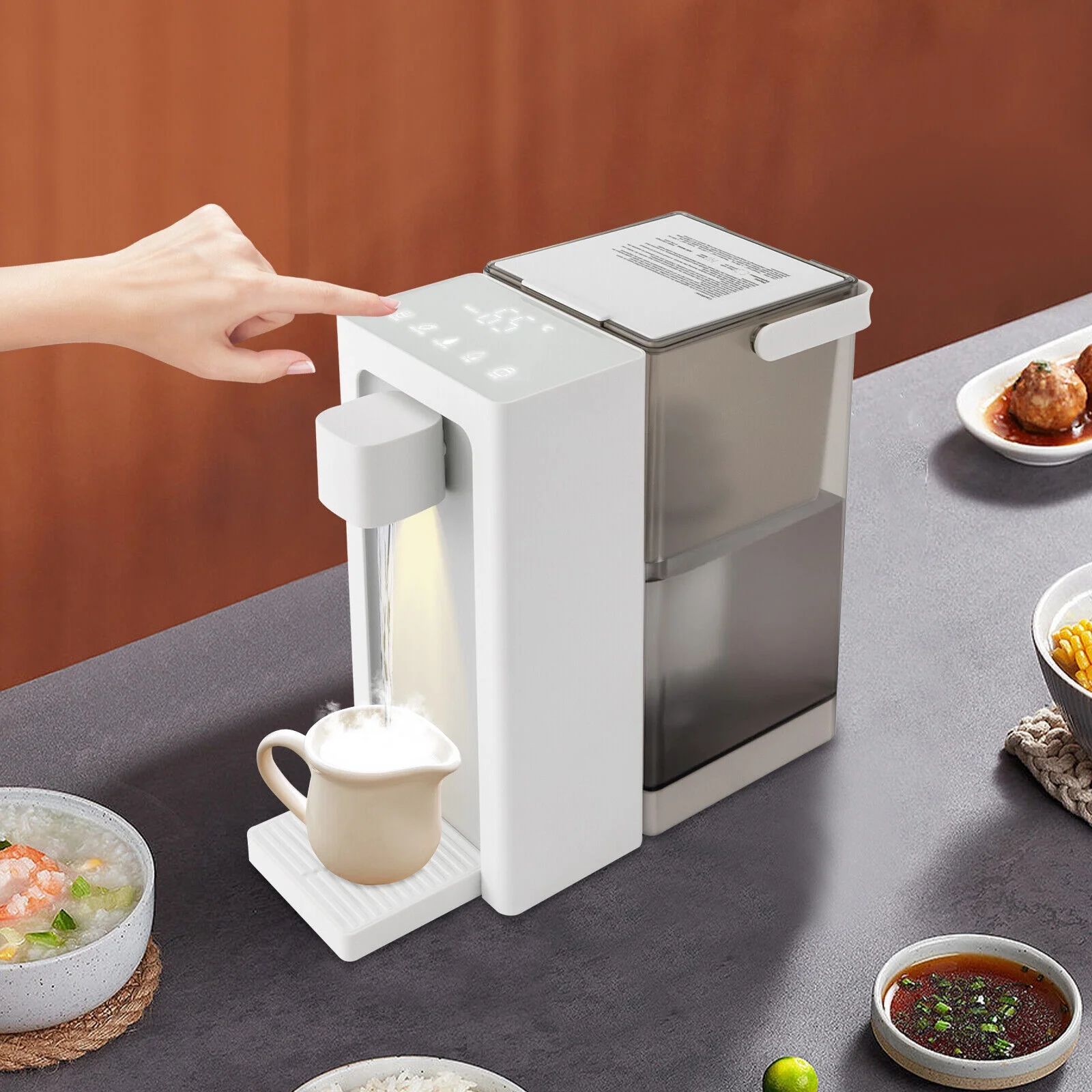 Instant Hot Cold Water Dispenser Countertop Water Cooler Dispenser 5 Temperature