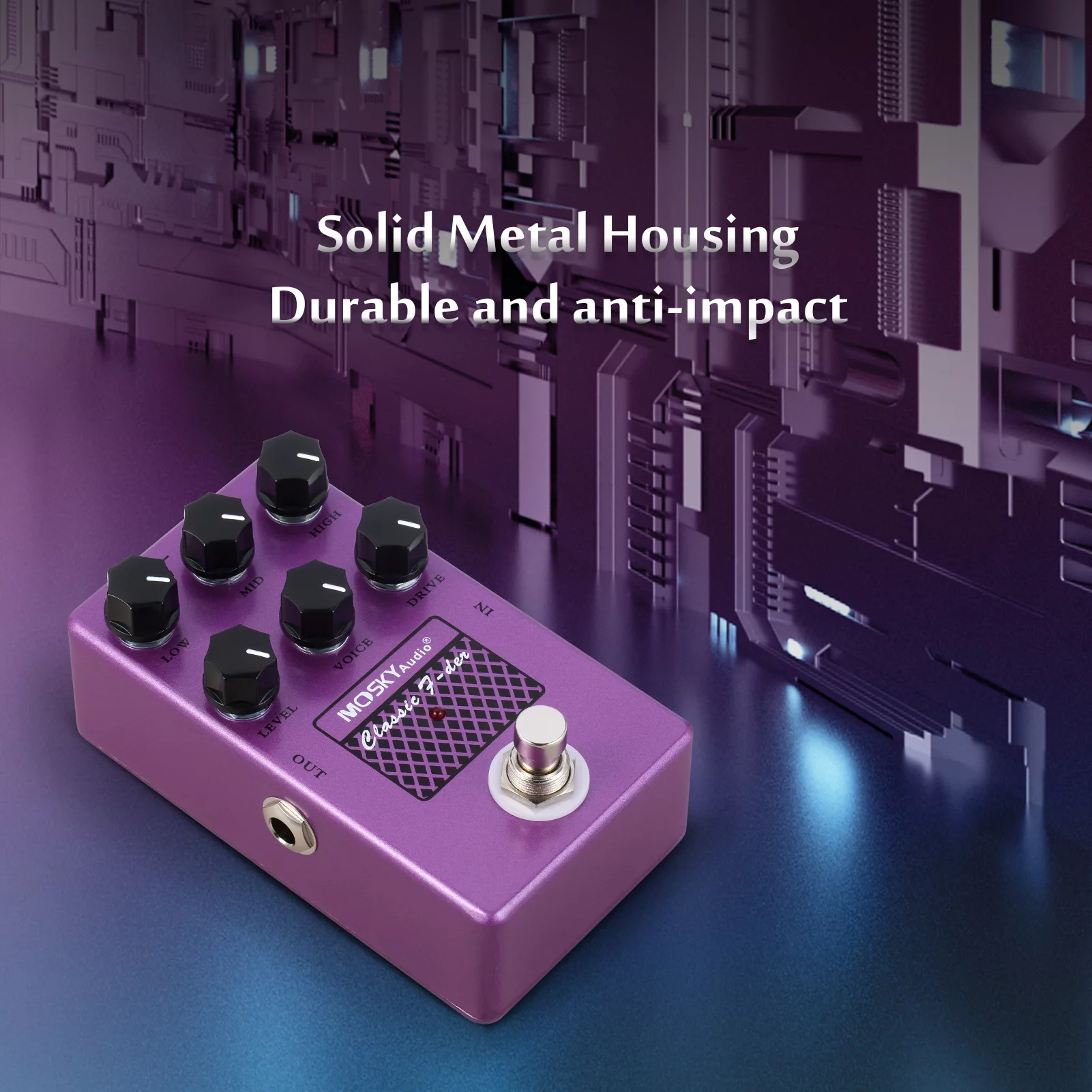 MOSKYaudio Effect Pedal,Pedal Bass F-DER Cabinet MOWEO Audio Classic Bass CLASSIC F-DER IUPPA DER Cabinet HUIOP ERYUE