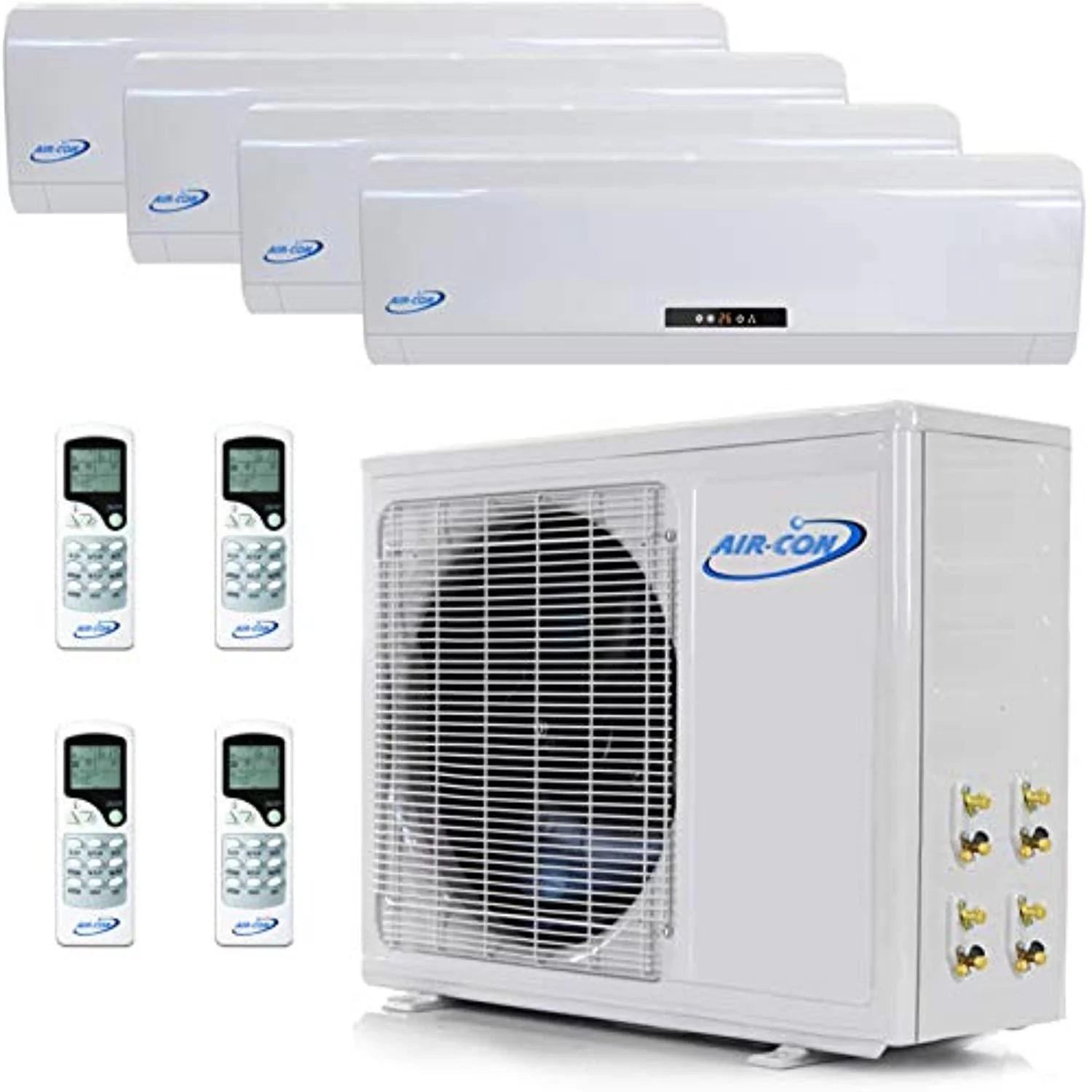 4 Zone Mini Split 9000 12000 12000 12000 Ductless Air Conditioner Pre-Charged Quad Zone Mini Split USA Parts & Support