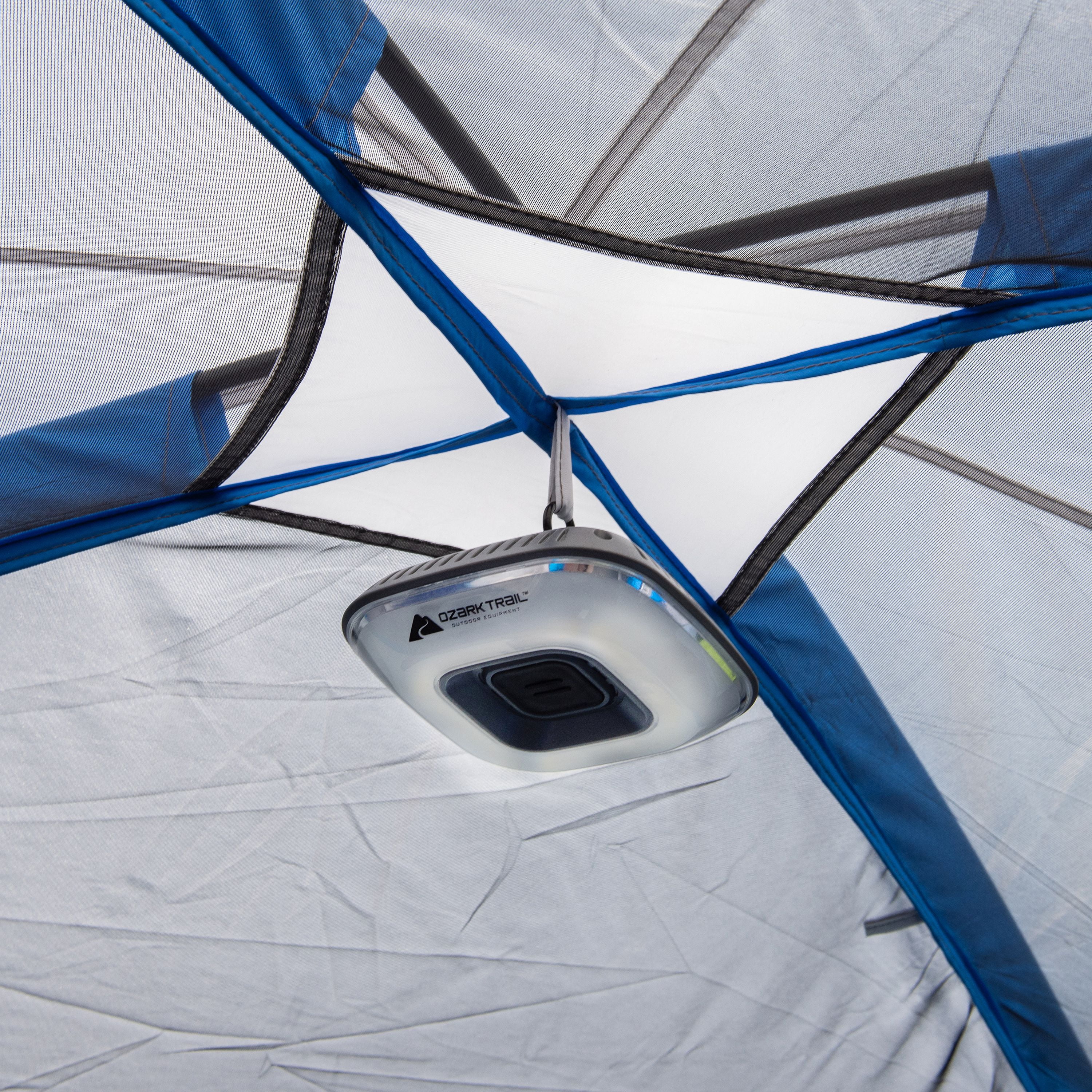 Ozark Trail 16-Person 3-Room Family Cabin Tent, with 3 Entrances