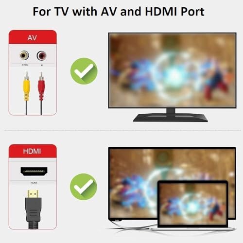 Retro Game Console with 600 Video Games,Classic Mini Game System with Wired Controller,HDMI and AV Output Plug and Play,Retro Toys Gifts Choice for Children and Adults. (White)