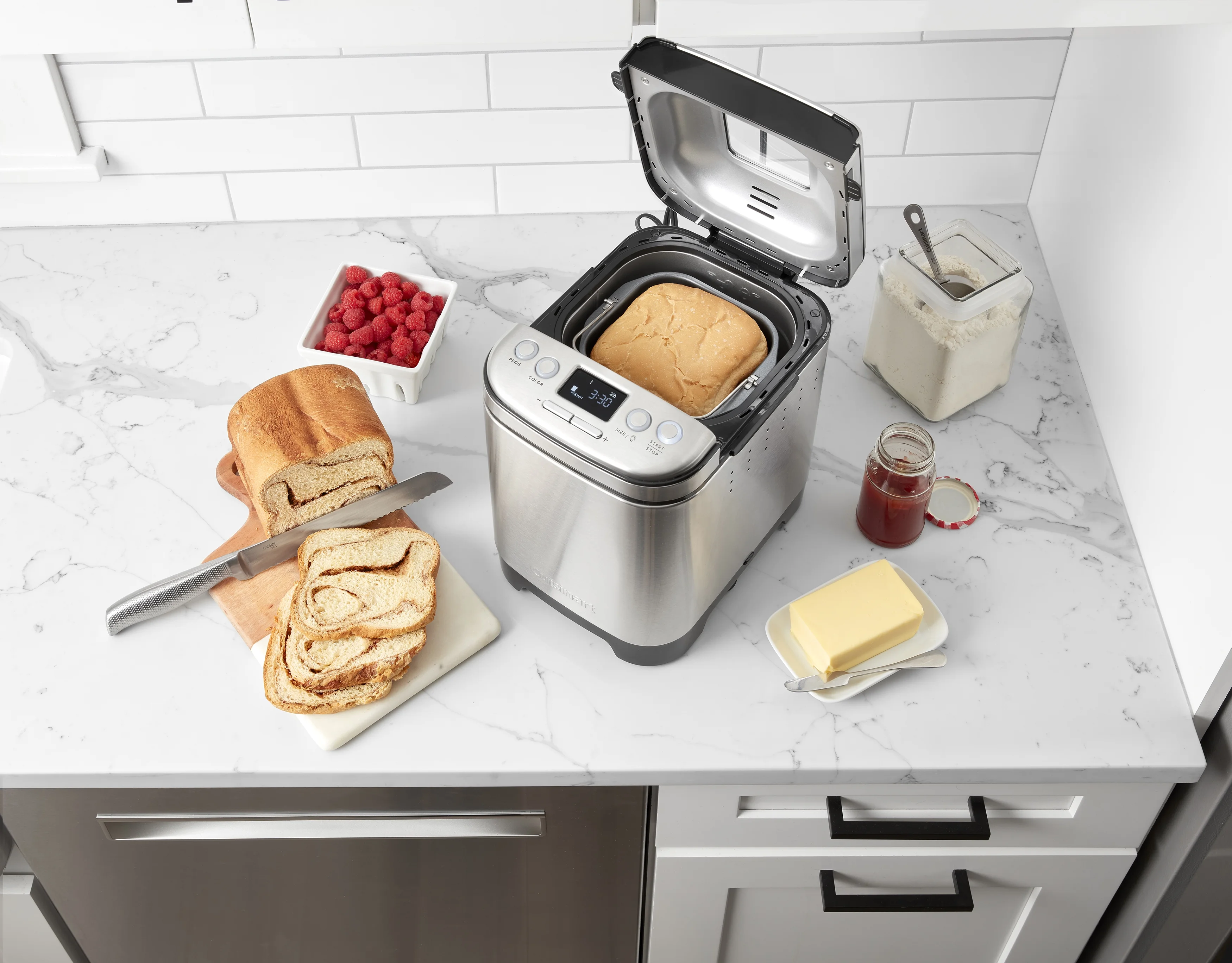 Cuisinart CBK-110 Compact Automatic Bread Maker, Silver