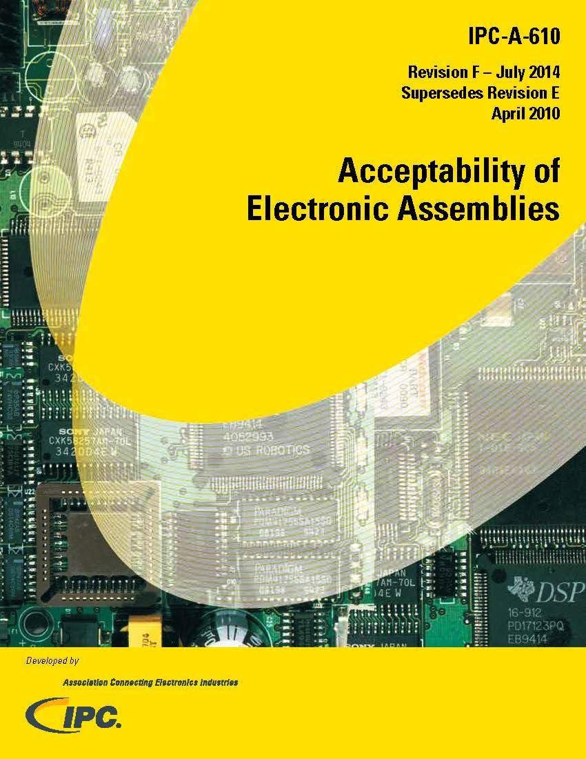 Acceptability of Electronic Assemblies (IPC A-610F)