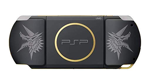 Sony PSP Slim and Lite 3000 Series Handheld Gaming Console with 2 Batteries and Memory Card (Renewed) (Monster Hunter)