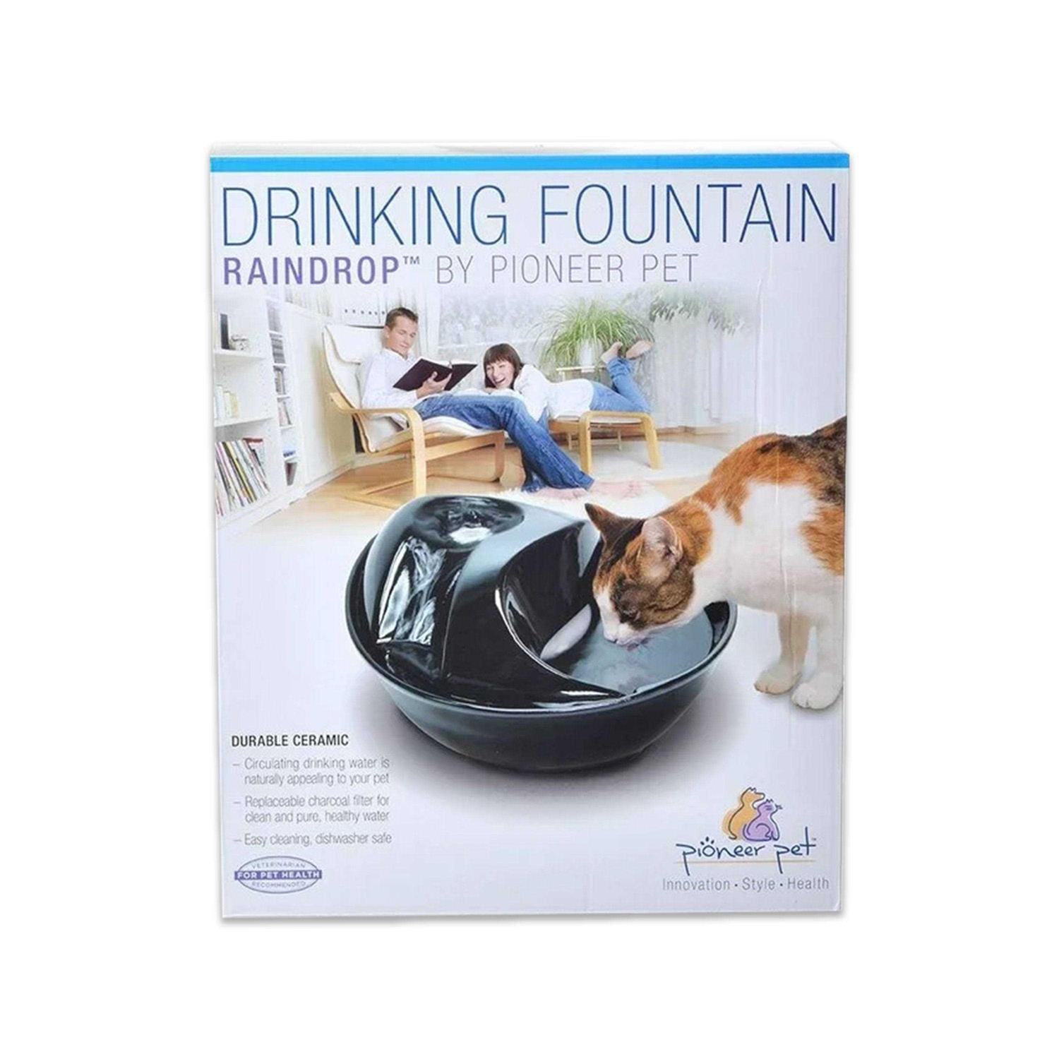 Pioneer Pet Raindrop Ceramic Fountain - Pet Supplies online store