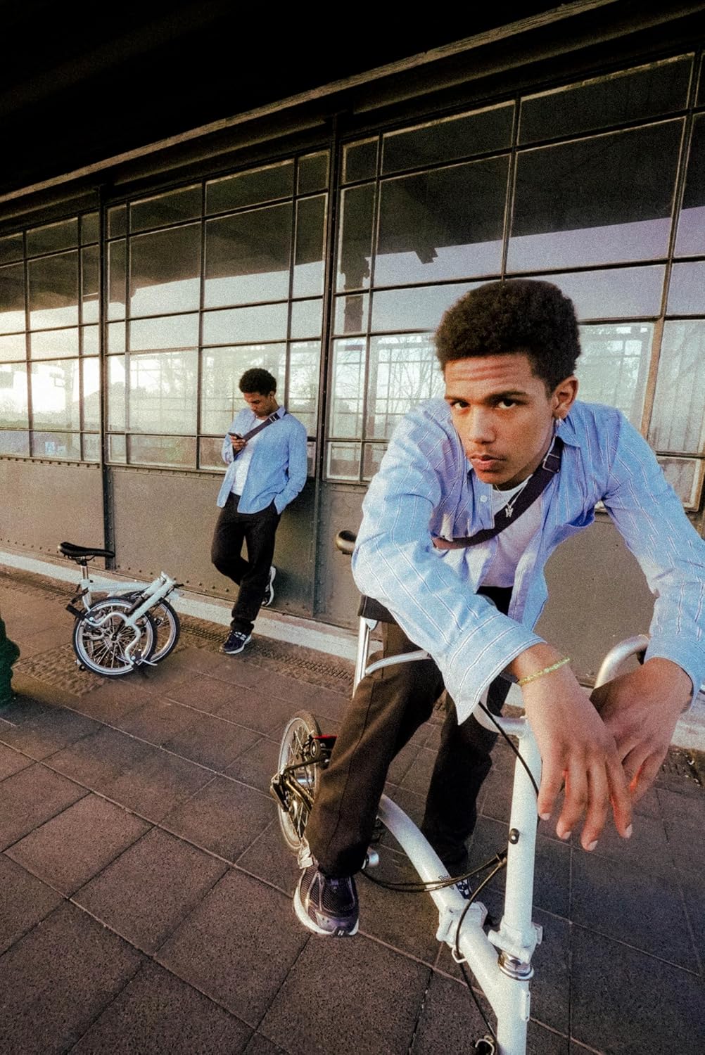 Brompton A Line 3 Speed Folding Bike (White)