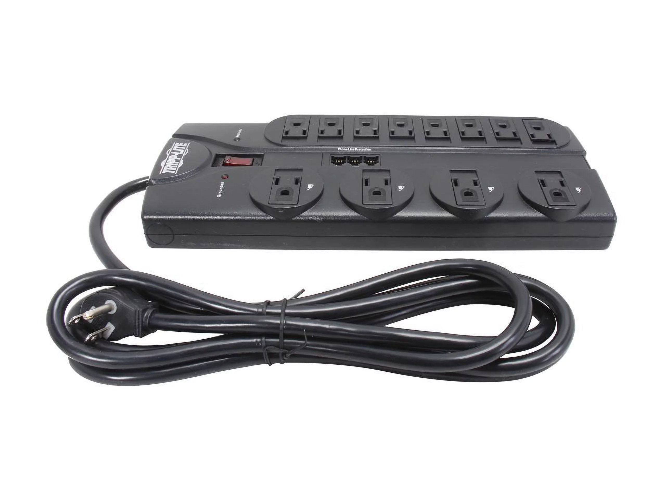 TRIPP LITE TLP1208TEL 8 Feet 12 + TEL Outlets 2160 Joules Surge Protector