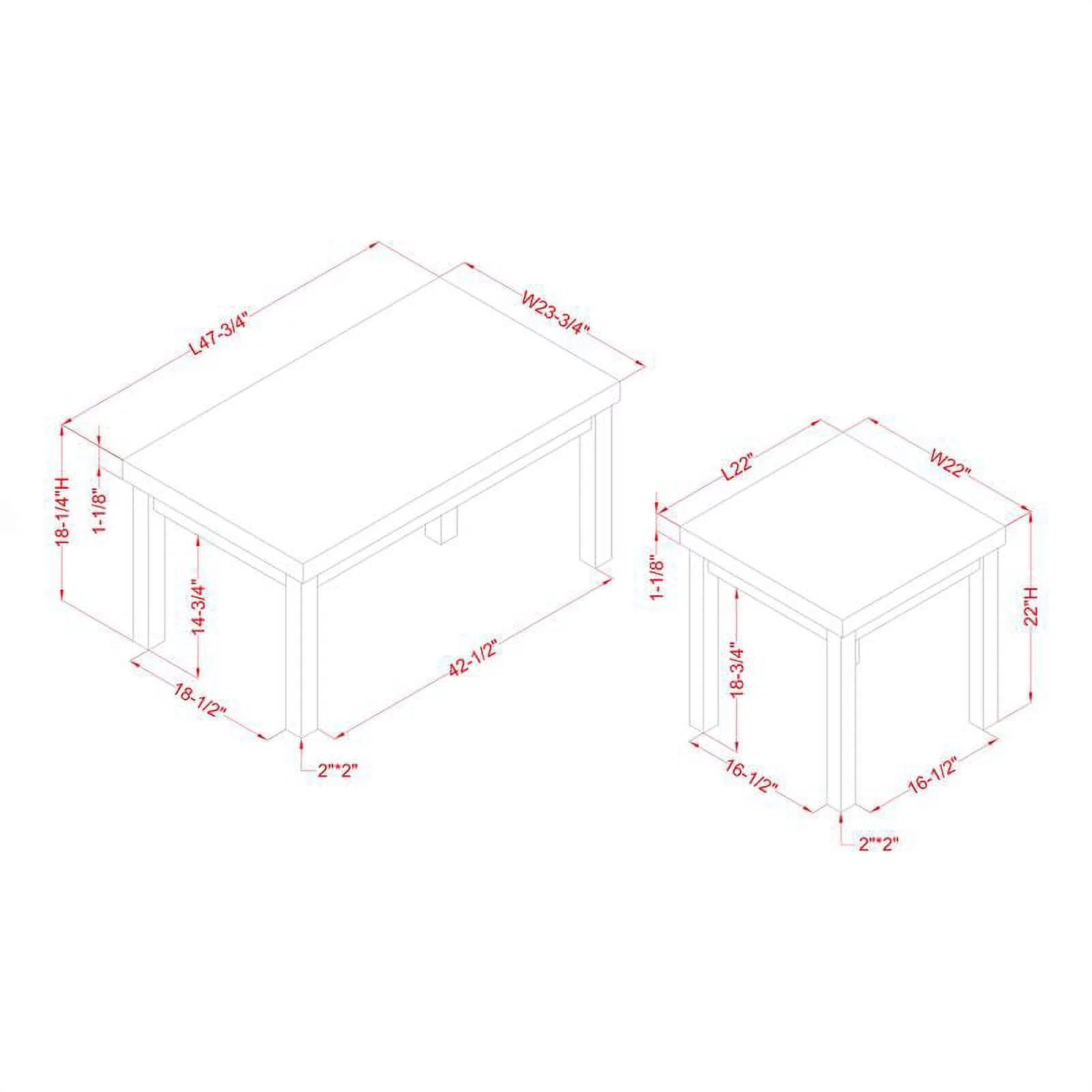 Furniture of America Engraf Wood 3-Piece Coffee Table Set in Rustic Natural Tone