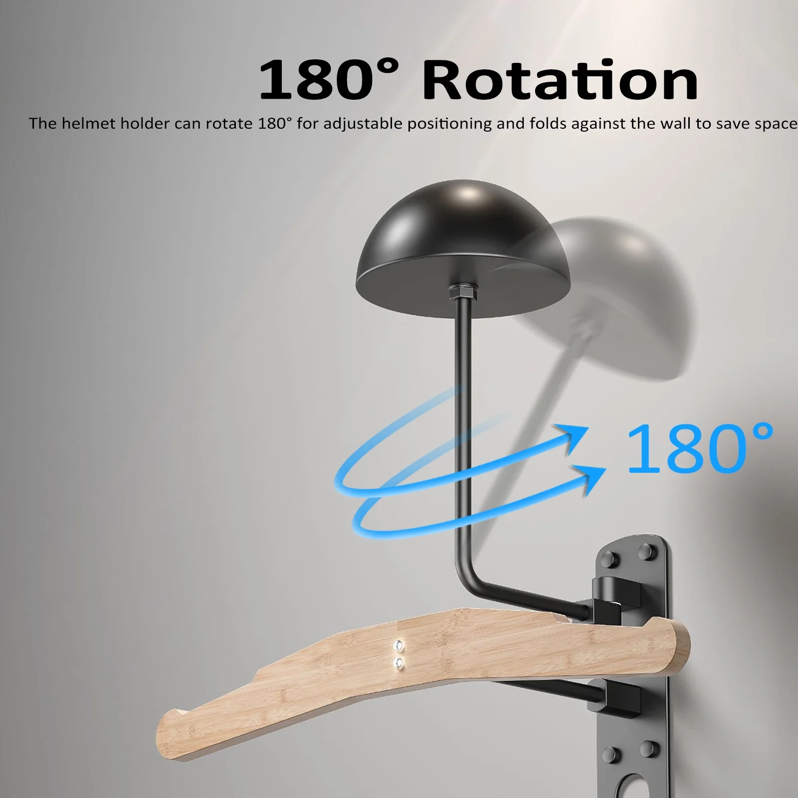 Spirastell Rack,Rotation Helmet Helmet With 2 Caps Helmet With 2 Helmet Wall Mount 180 Rotation Helmet Mount 180 Rotation Wall Mount 180