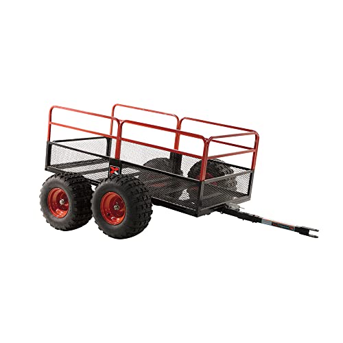 YUTRAX® HC1750 Trailer, Heavy-Duty Trailer, 1750 lb. Load Capacity, Heavy-Duty Steel Construction, Haul 28 Cub Feet, Minimal Assembly, Large Flotation Tires