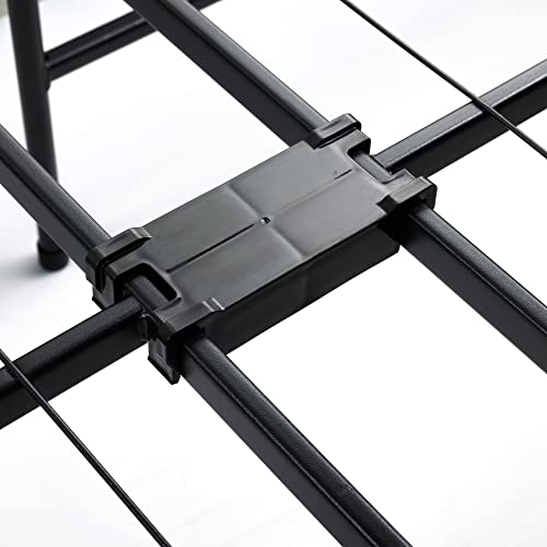ZINUS Rumi 14in Full Metal Bed Frame, Quick Assembly SmartBase® Mattress Foundation, Heavy Duty Sturdy Steel with No Box Spring Needed, Eco-Friendly Packaging, Black