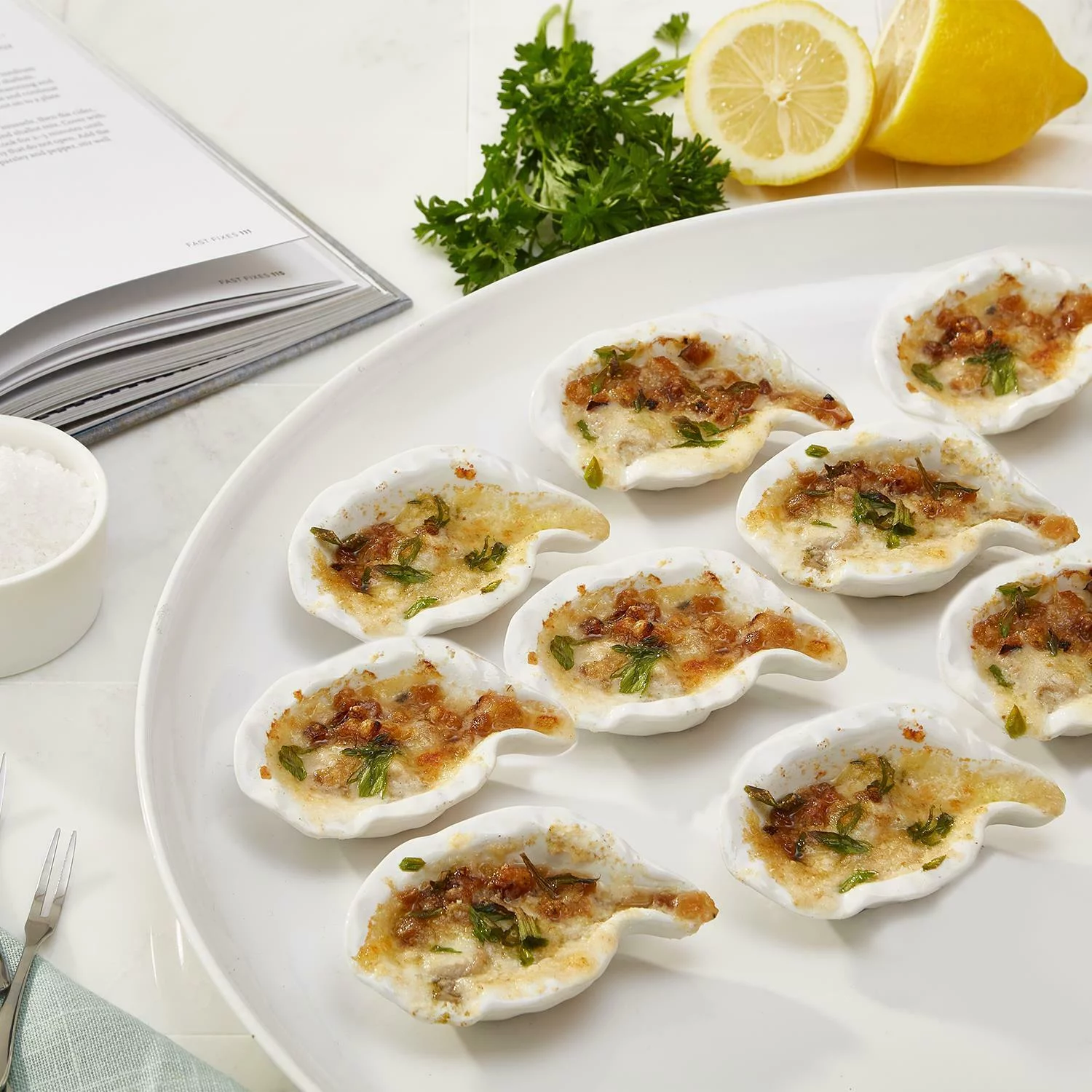 Two's Company The World is Your Oyster Baking Dishes Set of 12