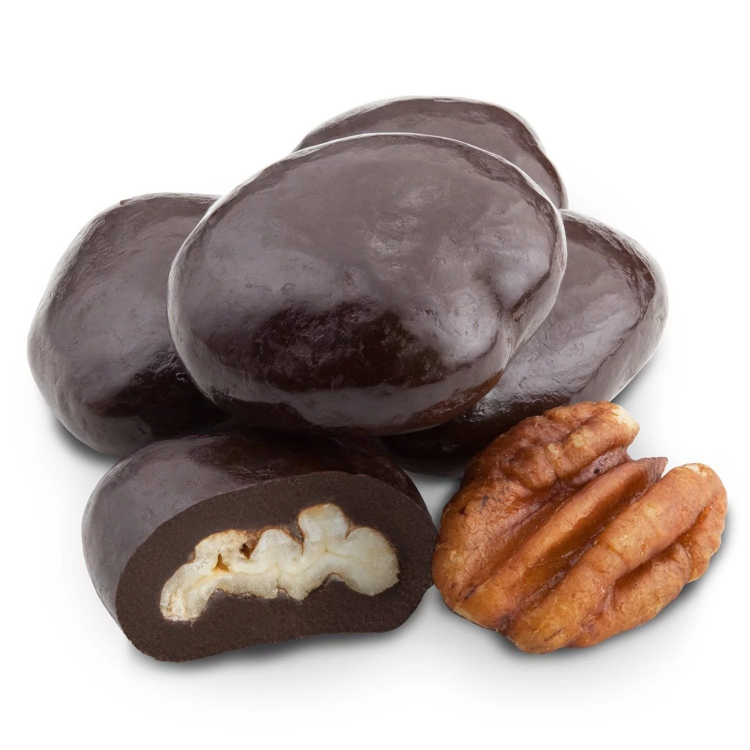 Dark Chocolate Covered Pecans (2 LB)