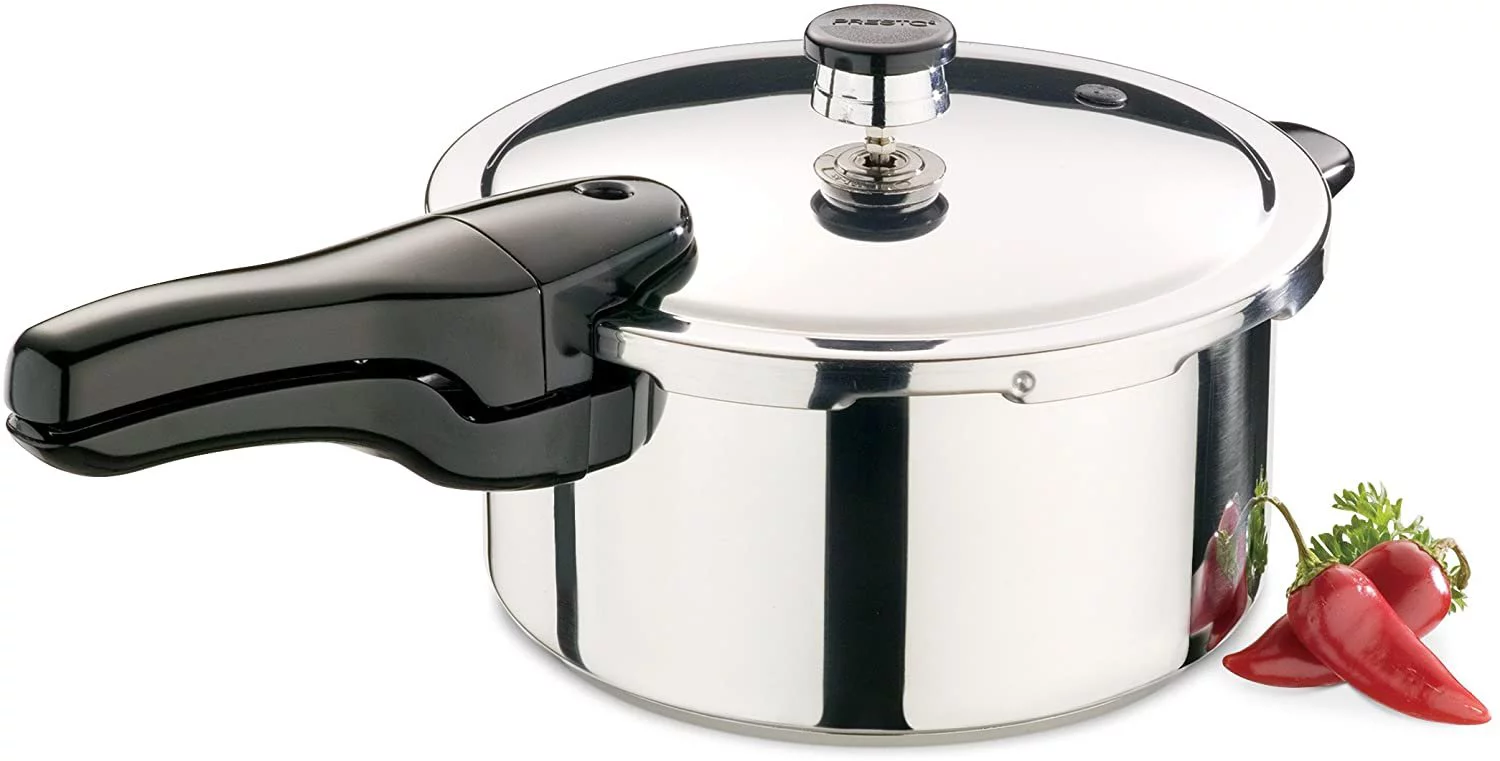 Presto 01341 4-Quart Stainless Steel Pressure Cooker