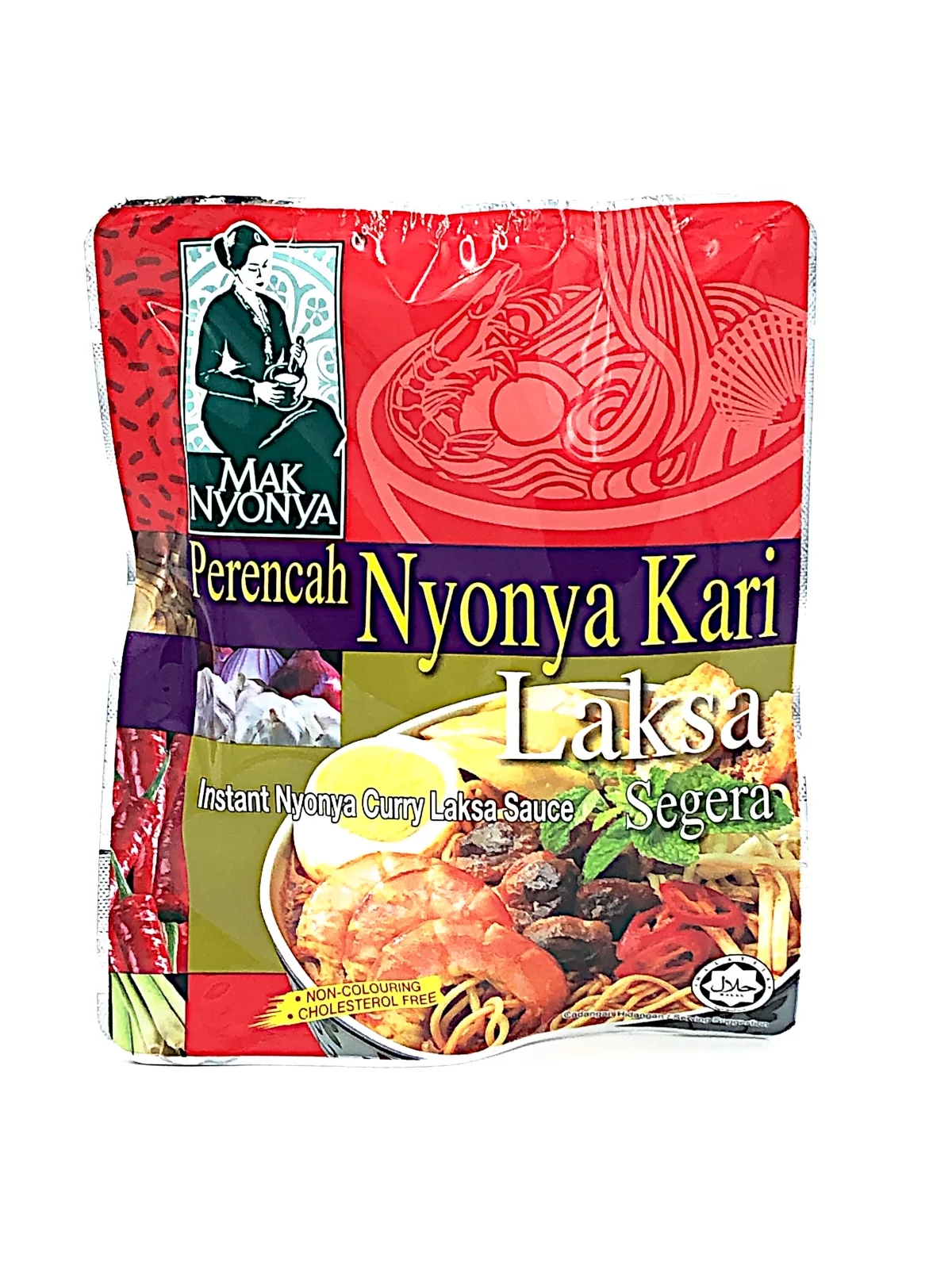 Mak Nyonya Curry Laksa Sauce 199g Pack of 3