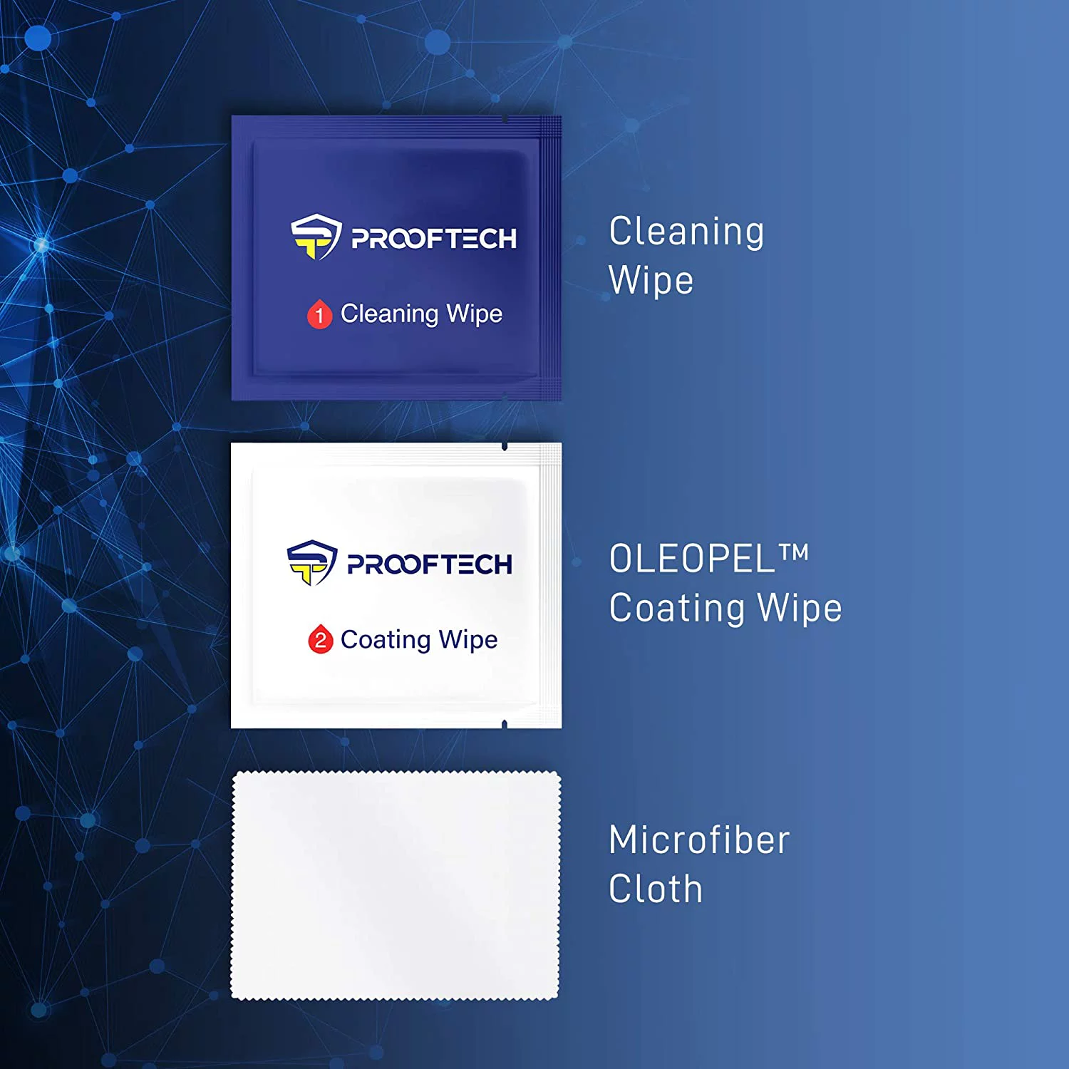 OLEOPEL Oleophobic Coating Wipe On Kit 4ml Anti Fingerprint Liquid for All Smartphones Tablets Smart Watches Glasses