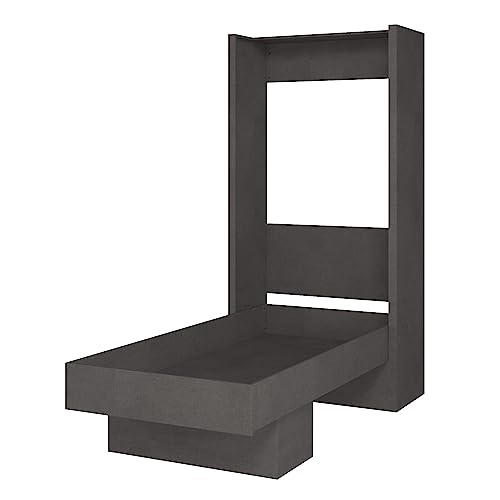 Oakland Living Easy-Lift Full Murphy Wall Bed in White with Shelf