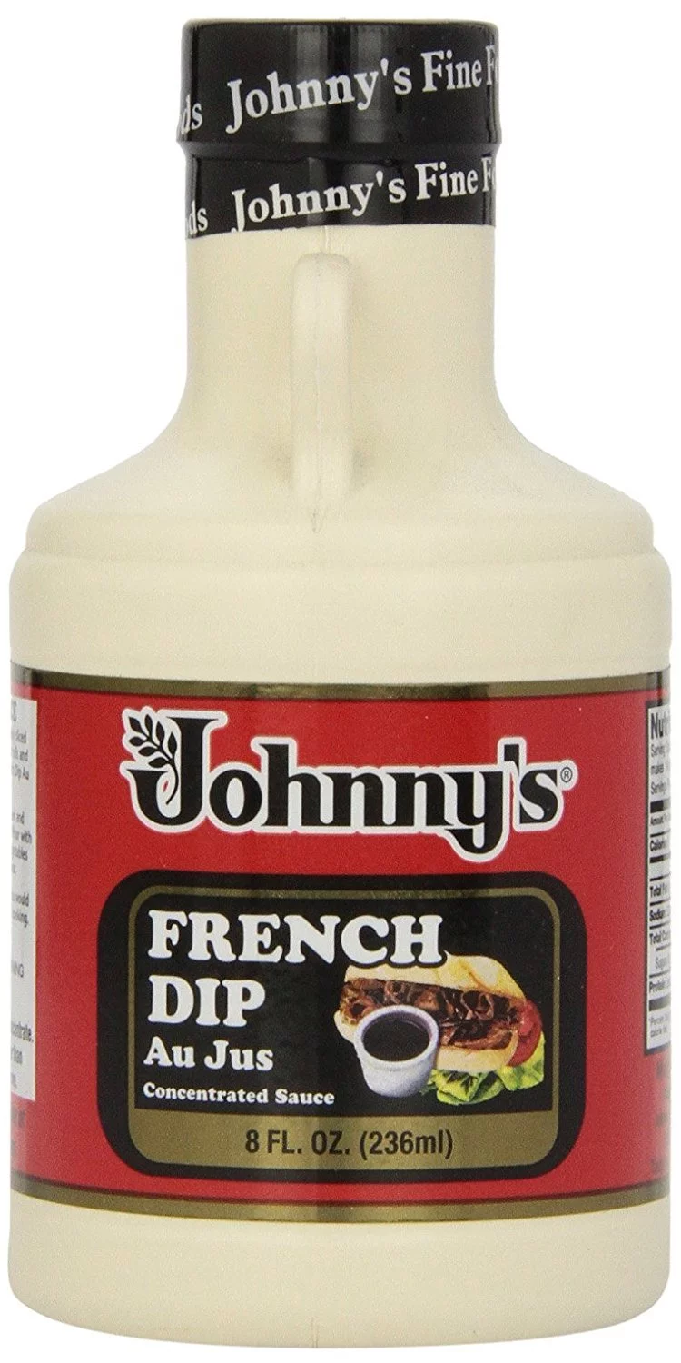 Johnnys French Dip Concentrated Au Jus Sauce, 8-Ounce Jugs (Pack of 6)