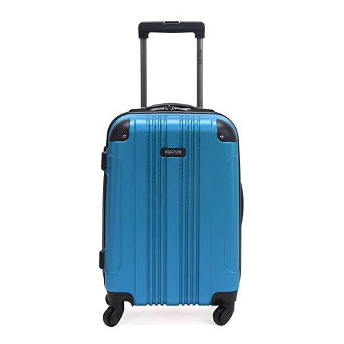 Kenneth Cole REACTION Out of Bounds Lightweight Hardshell 4-Wheel Spinner Luggage, Cobalt Blue, 20-Inch Carry On