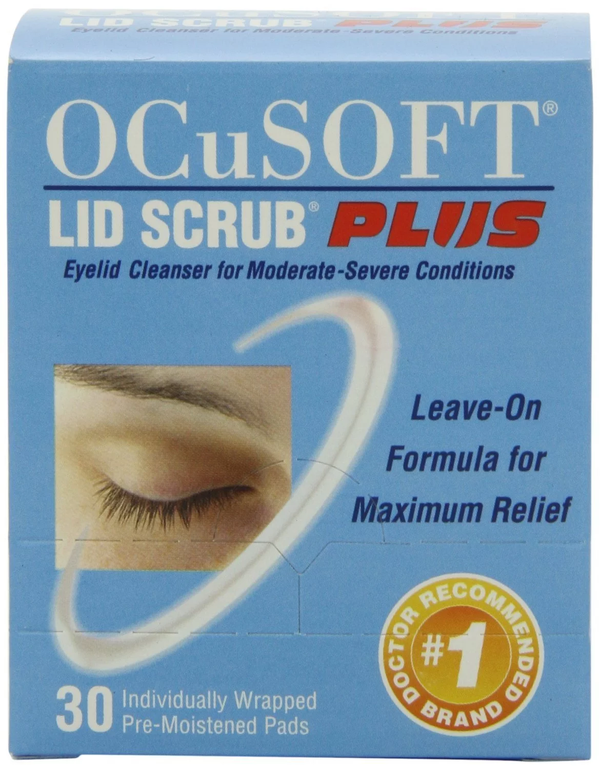 OCuSOFT Plus Eyelid Cleanser Pads 30 Each (Pack of 2)